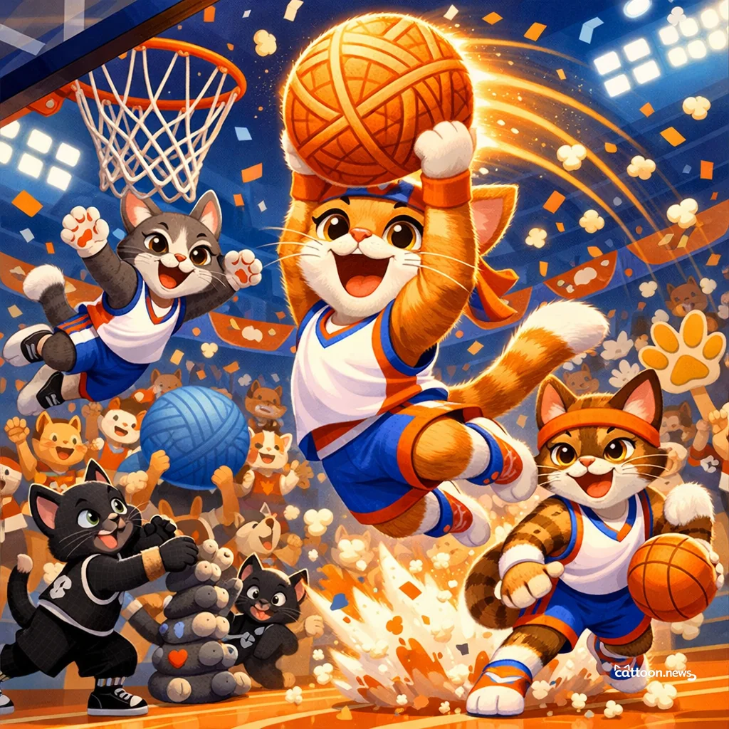 Knicks’ Epic Comeback Leaves Tails Twitching! - Cheerful Cat