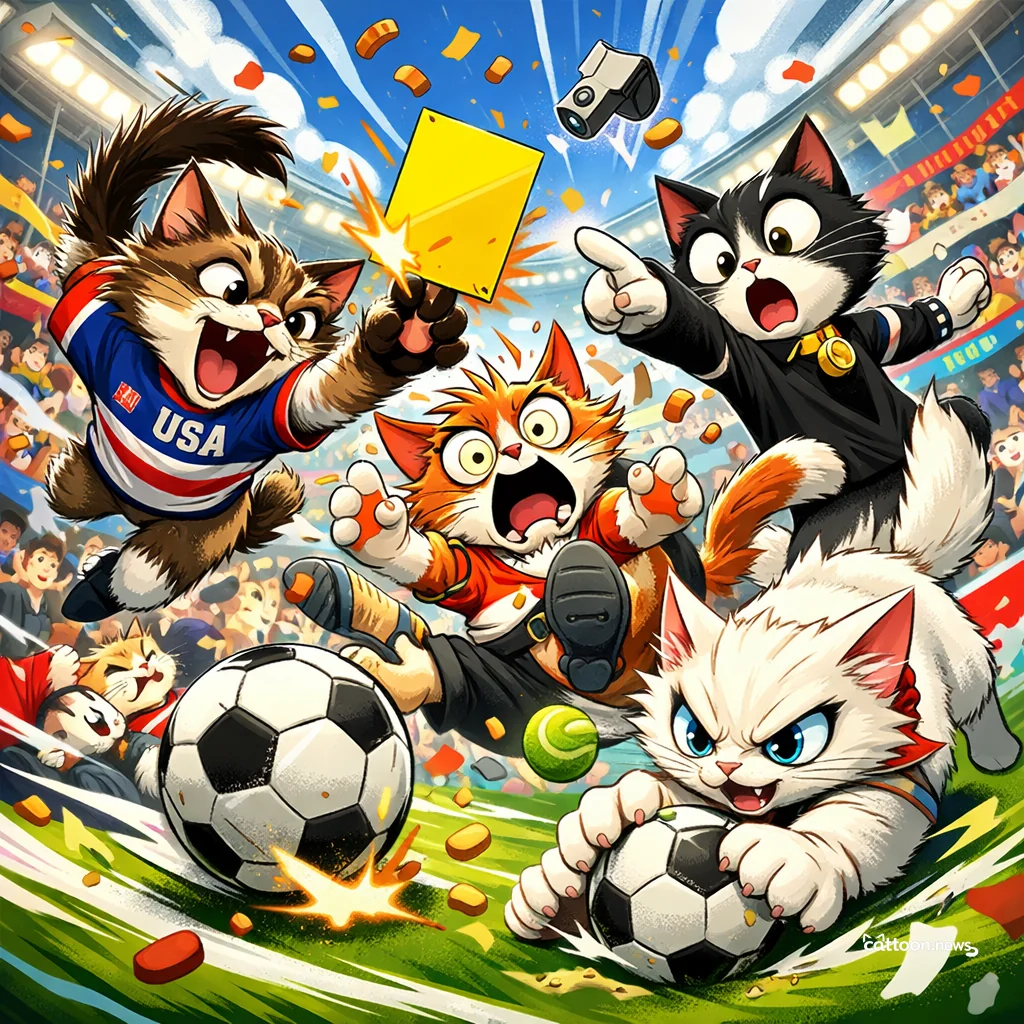 Humans Lose Plot Over VAR! Did Ref Eat Catnip? ! - Chaotic Cat