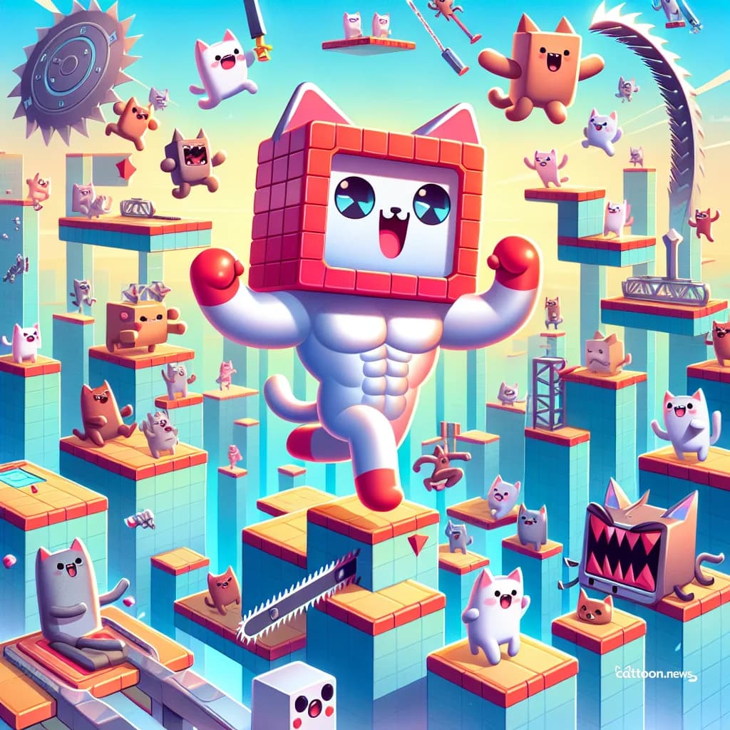 Super Meat Boy Leaps into 3D: Purrfect Fun for Furry Paws! - Cheerful Cat
