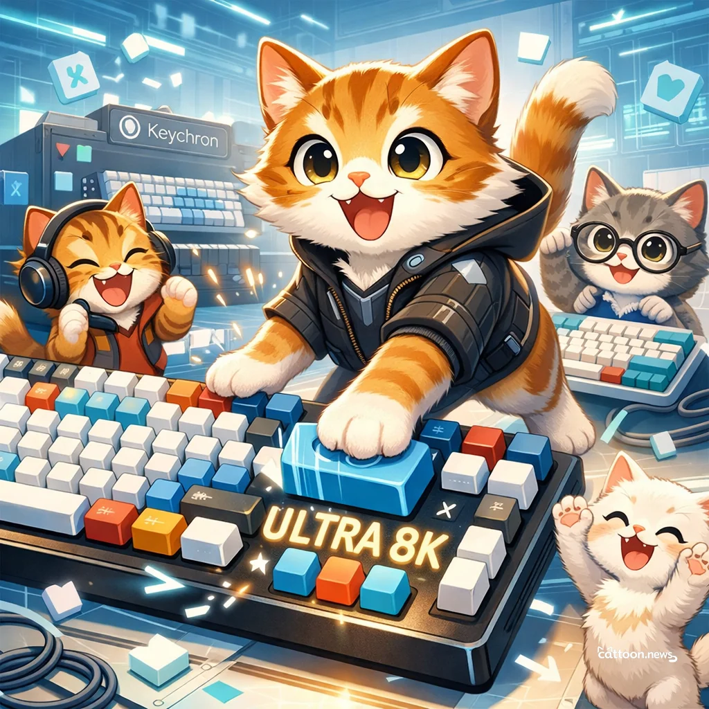 Keychron’s Ultra 8K Keyboards: Purrfectly Unstoppable! - Cheerful Cat