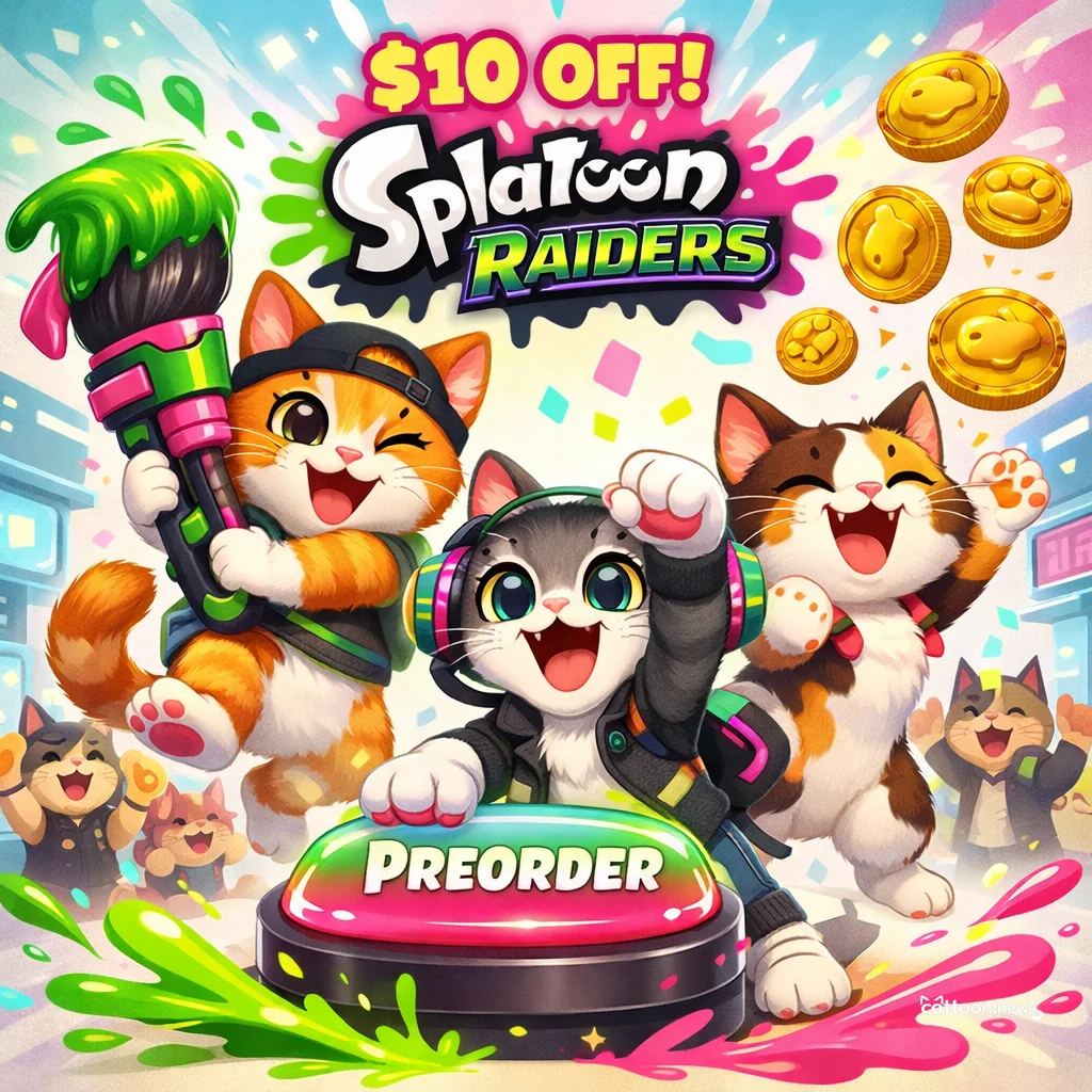 Splatoon Raiders Price Drops! Cats Bat at the News - Cheerful Cat