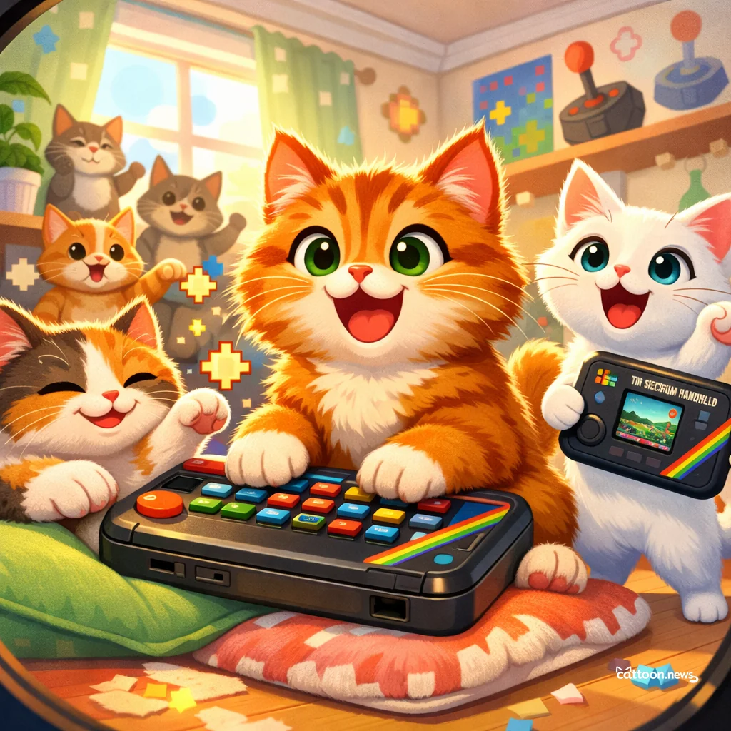 Humans Bring Retro Game Magic to Their Paws! - Cheerful Cat