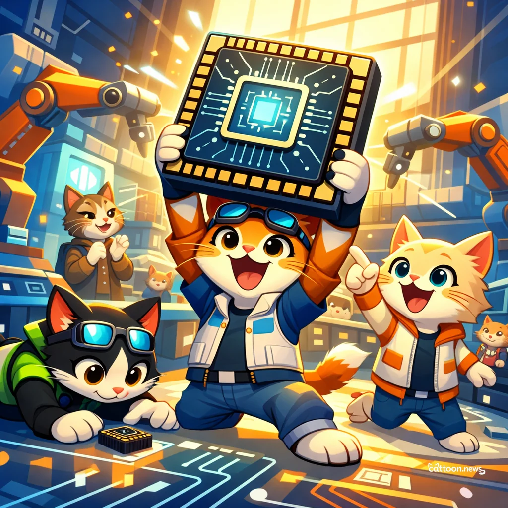 SpaceX Builds Mega AI Chip Factory—Pawsitively Huge News! - Cheerful Cat