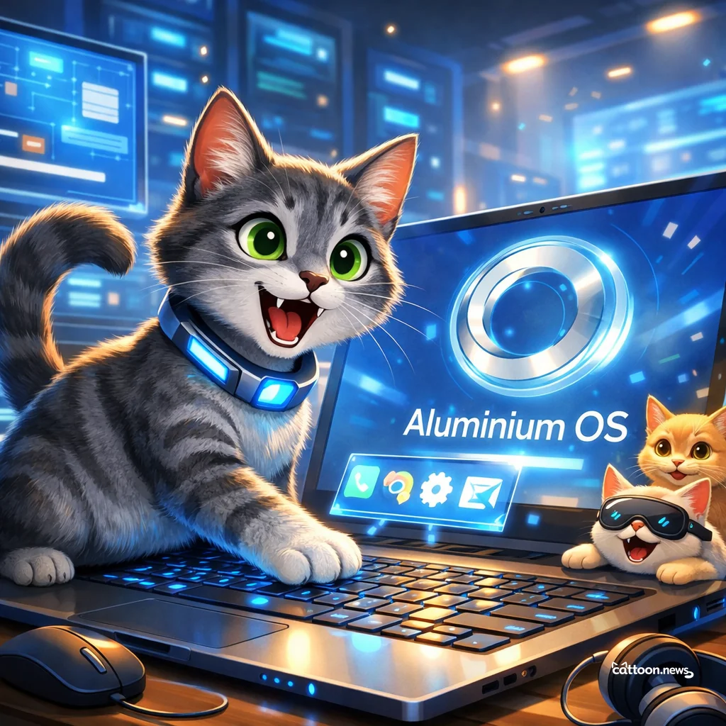 Google’s Aluminium OS Leak: Purrfectly Shiny and New! - Cheerful Cat