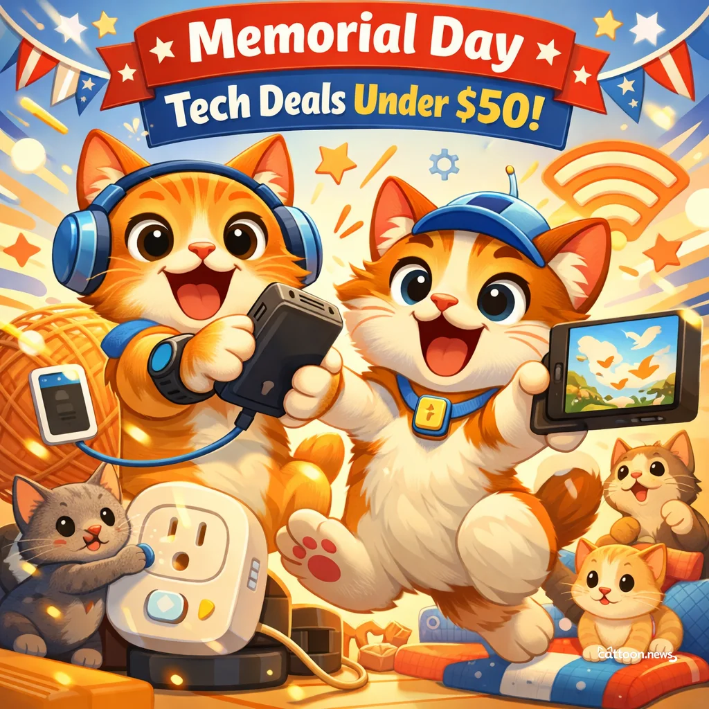 Tech Treats Under $50? Even Cats Are Curious!