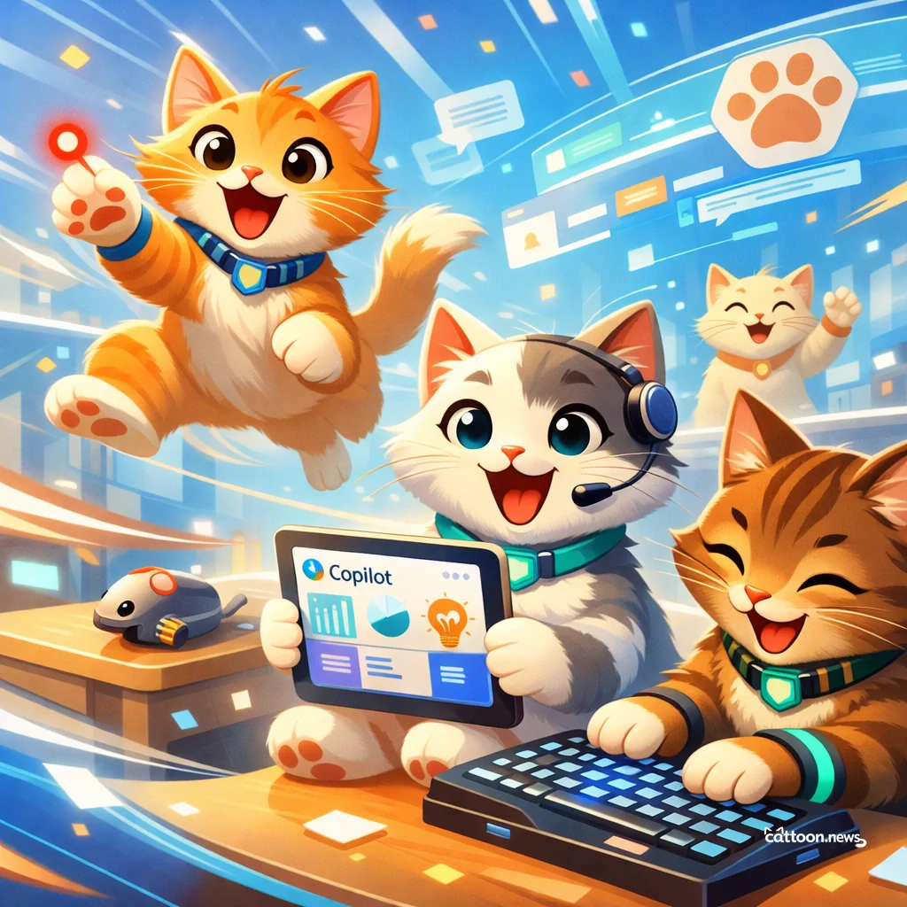 Copilot Zooms Ahead—Even the Quickest Cats Are Impressed! - Cheerful Cat