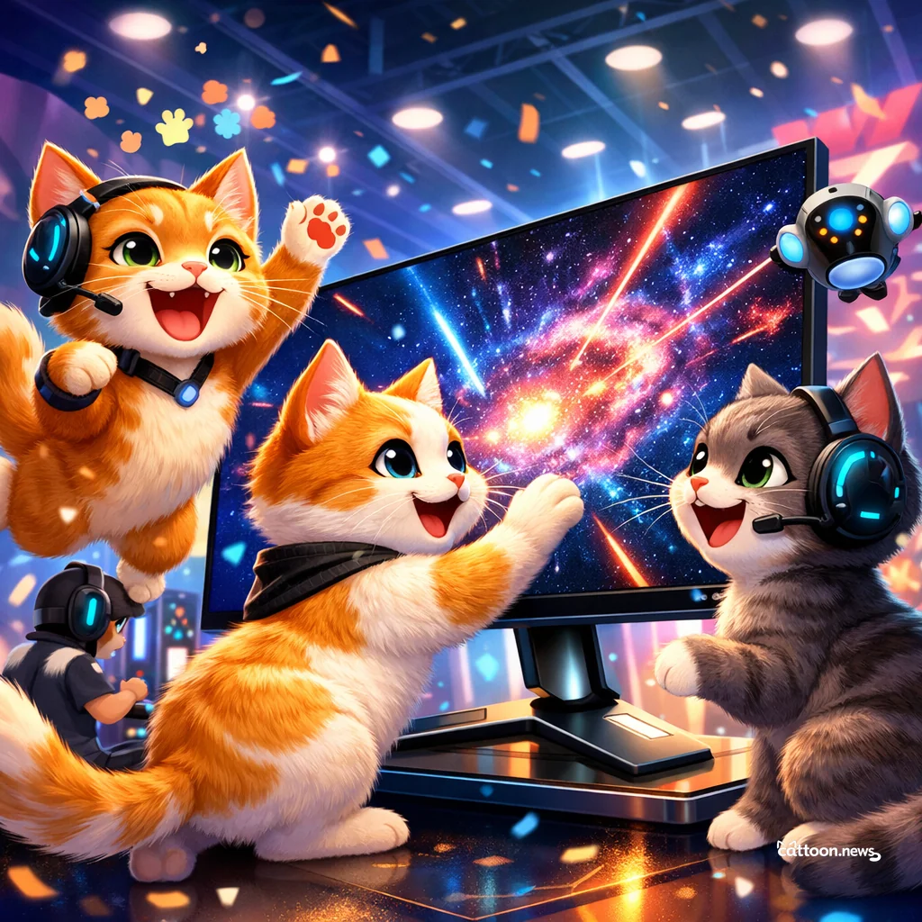 Alienware Unleashes Purr-fect New Gaming Monitor! - Cheerful Cat