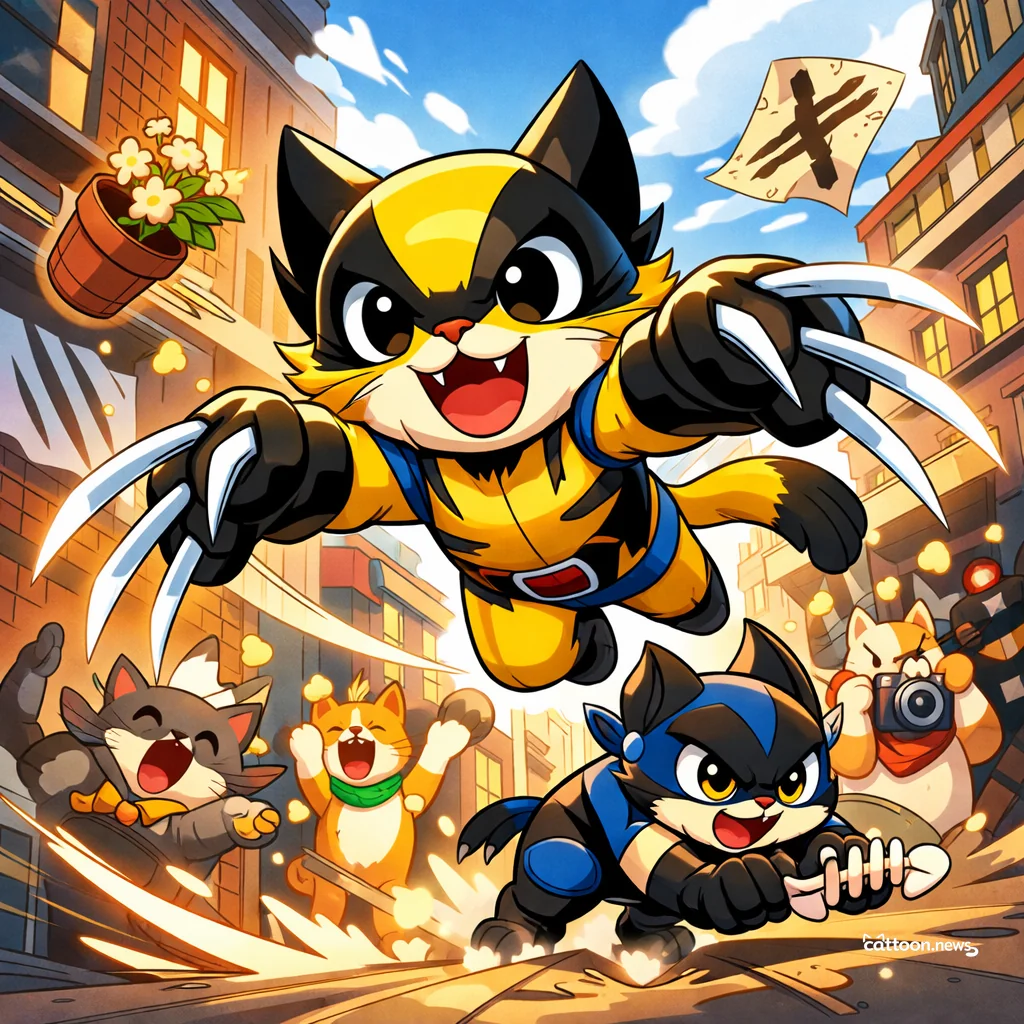 Wolverine Unleashed: Claws, Action, and Cat-Approved Coolness! - Cheerful Cat