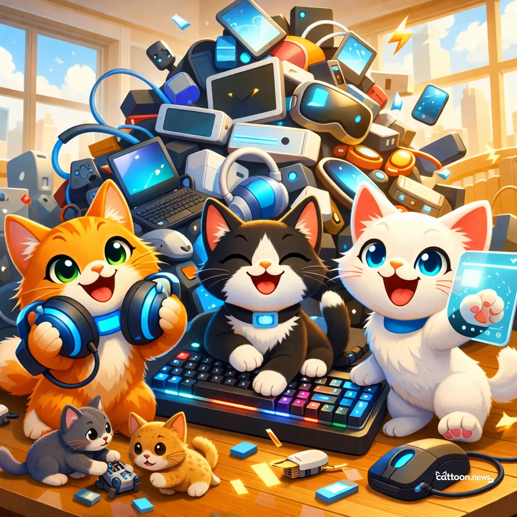 Humans Give Away Gadgets—Even Cats Are Curious!