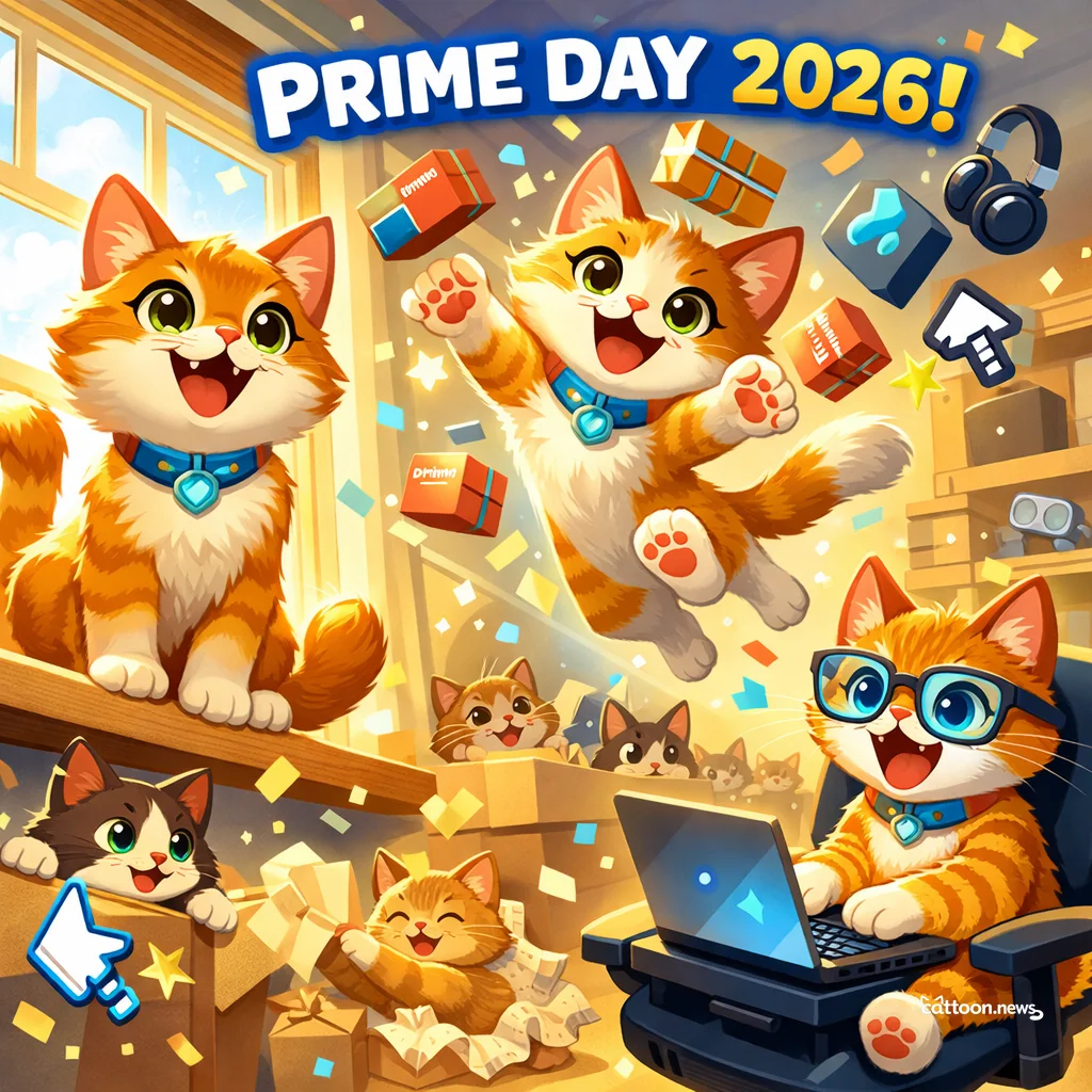 Prime Day Pounces Early—Cats Spot Big Savings! - Cheerful Cat