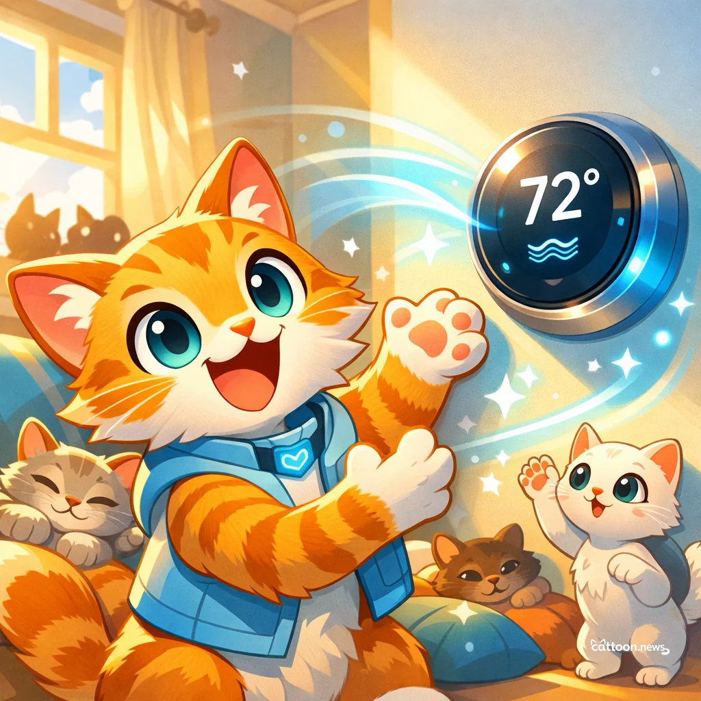Humans Chill Out—Even Cats Notice This Cool Deal! - Cheerful Cat