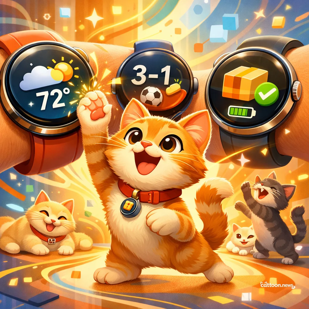 Google’s Watch Update: Purrfect for Quick Paws & Fast News!