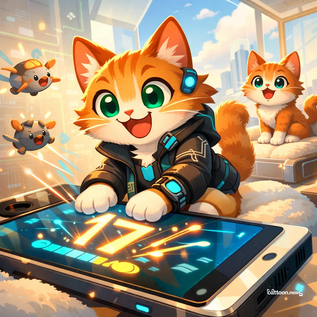 Android 17 Pounces onto Pixel Phones—Cats Are Curious!