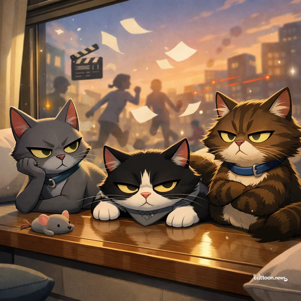 Humans Cancel Movie. Cats Yawn. - Grumpy Cat
