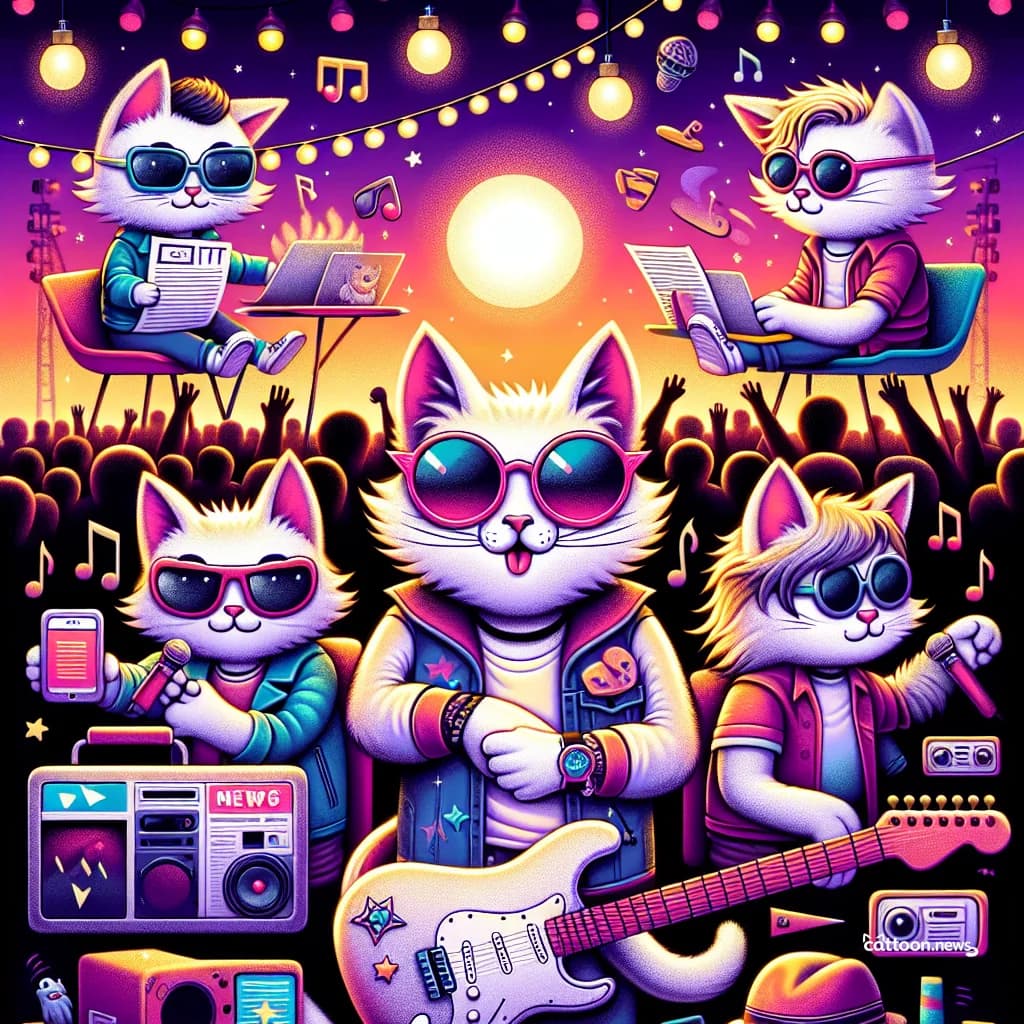 Jack White Pounces on Coachella, Cats are All Ears! - Cheerful Cat