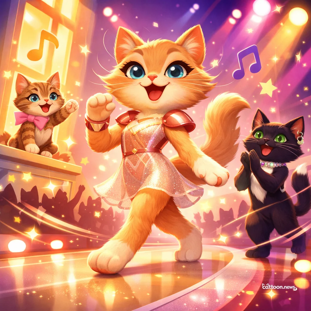 Gaga & Doechii’s ‘Runway’ Has Cats Twirling Tails! - Cheerful Cat