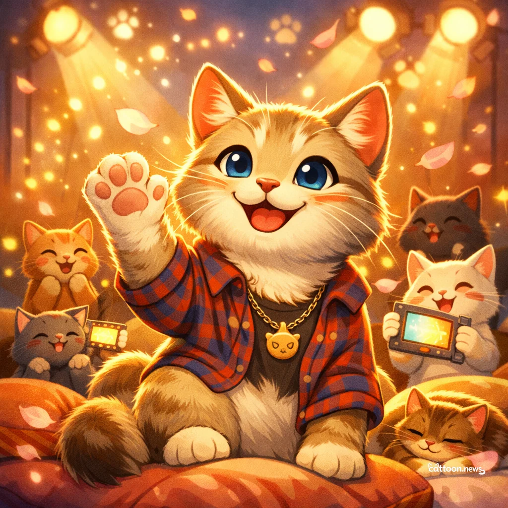 Fezco’s Story Lives On—Purrs, Love, and TV Magic! - Cheerful Cat