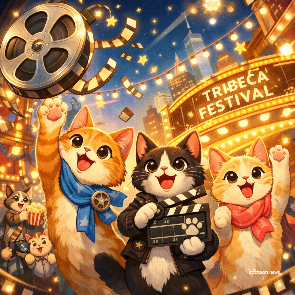 Tribeca Festival Shines Bright—Humans and Cats Delighted! - Cheerful Cat