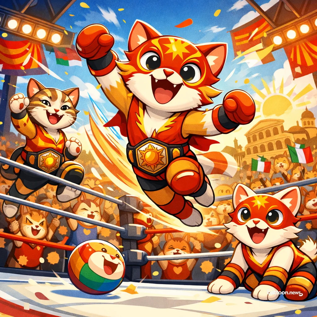 WWE Clash in Italy: Free Fun, Furry Approved! - Cheerful Cat