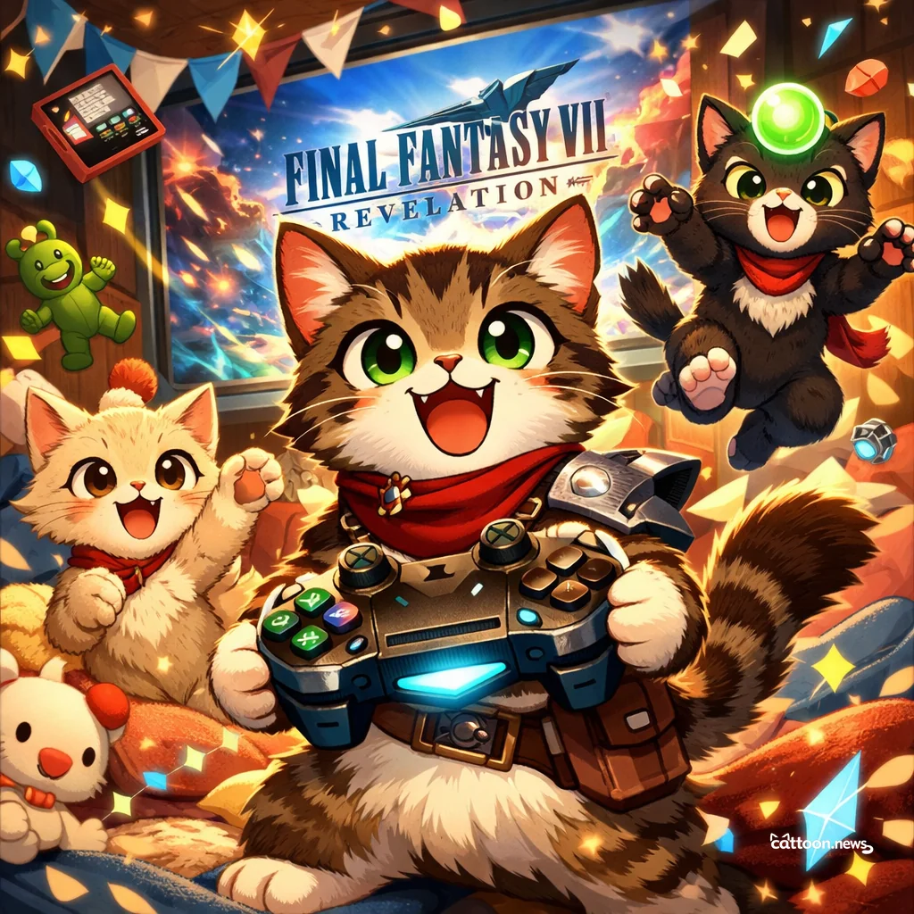 Final Fantasy VII Finale: Humans Meow with Excitement!