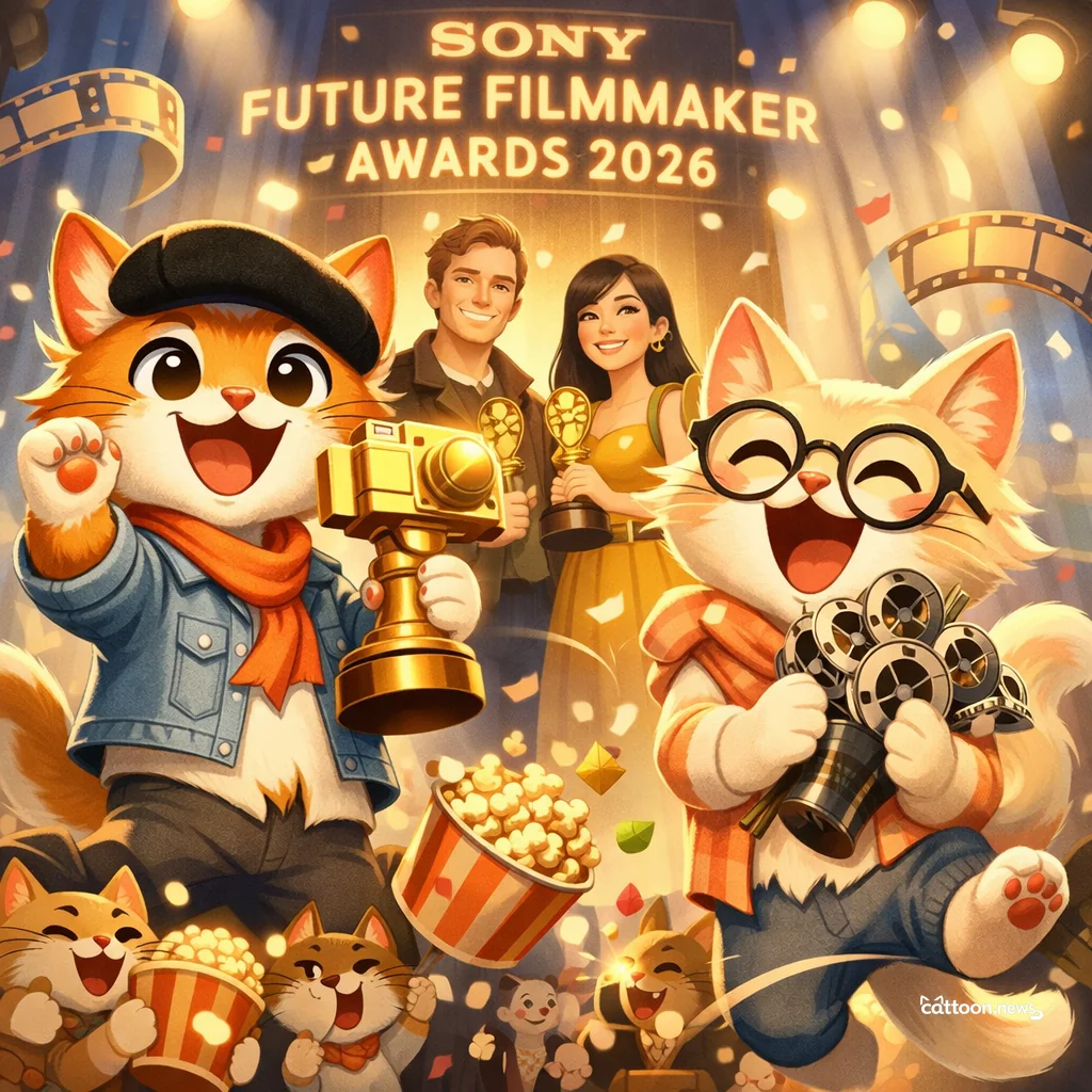 Humans Win Big! Furry Paws Applaud Filmmaker Stars - Cheerful Cat